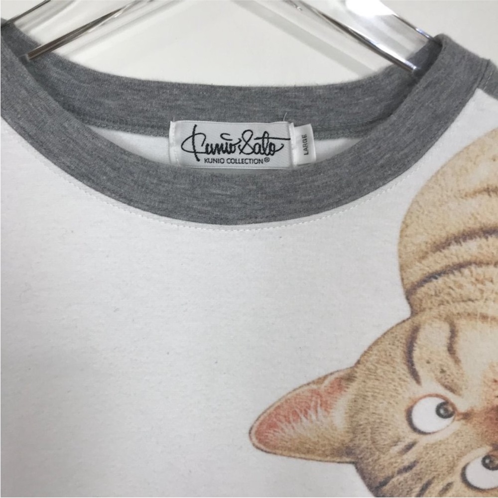 Vintage Kunio Sato Crazy Cat Sweatshirt - Picture 2 of 4